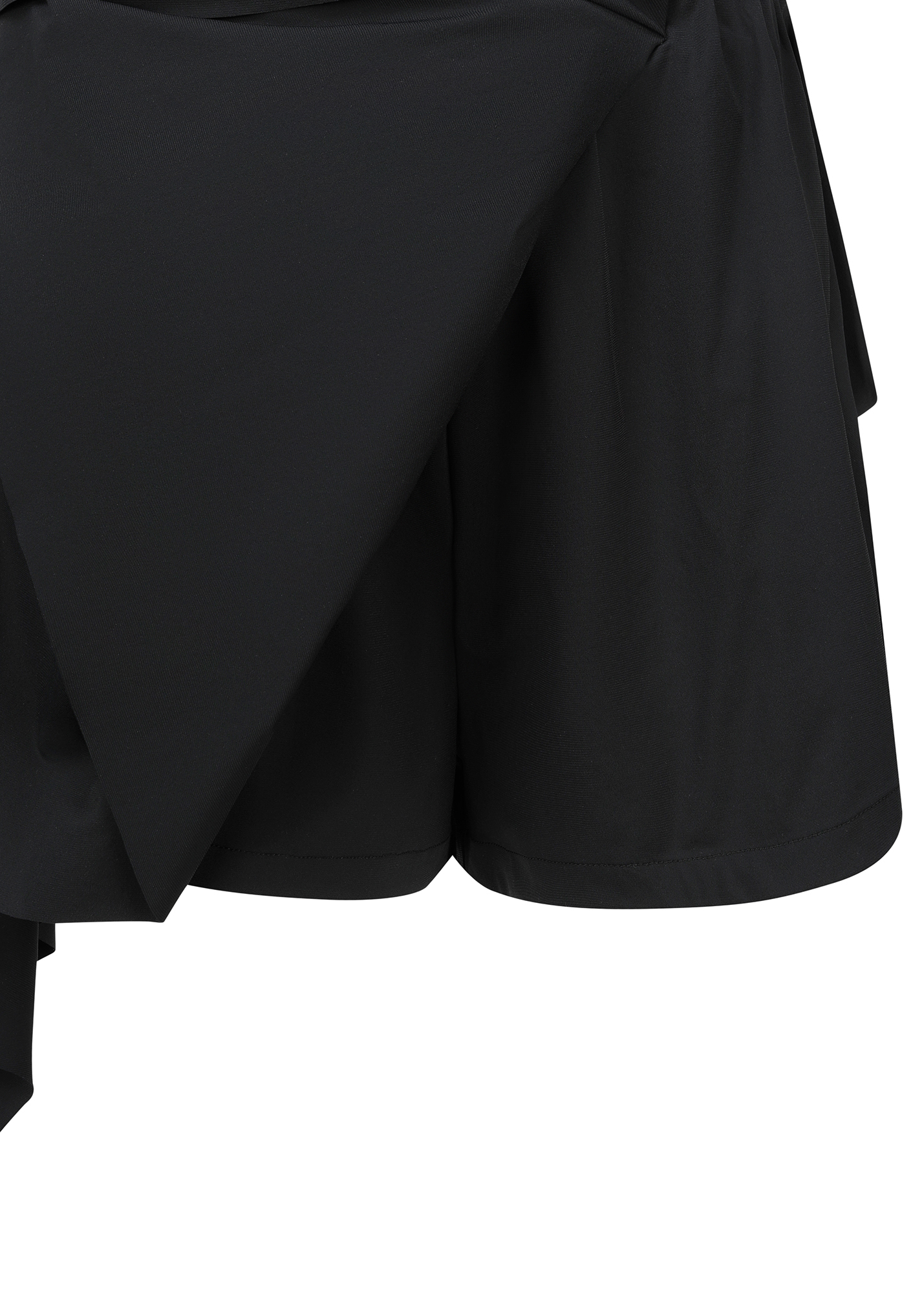나체 FLOW DRAPING SHORTS (BLACK)