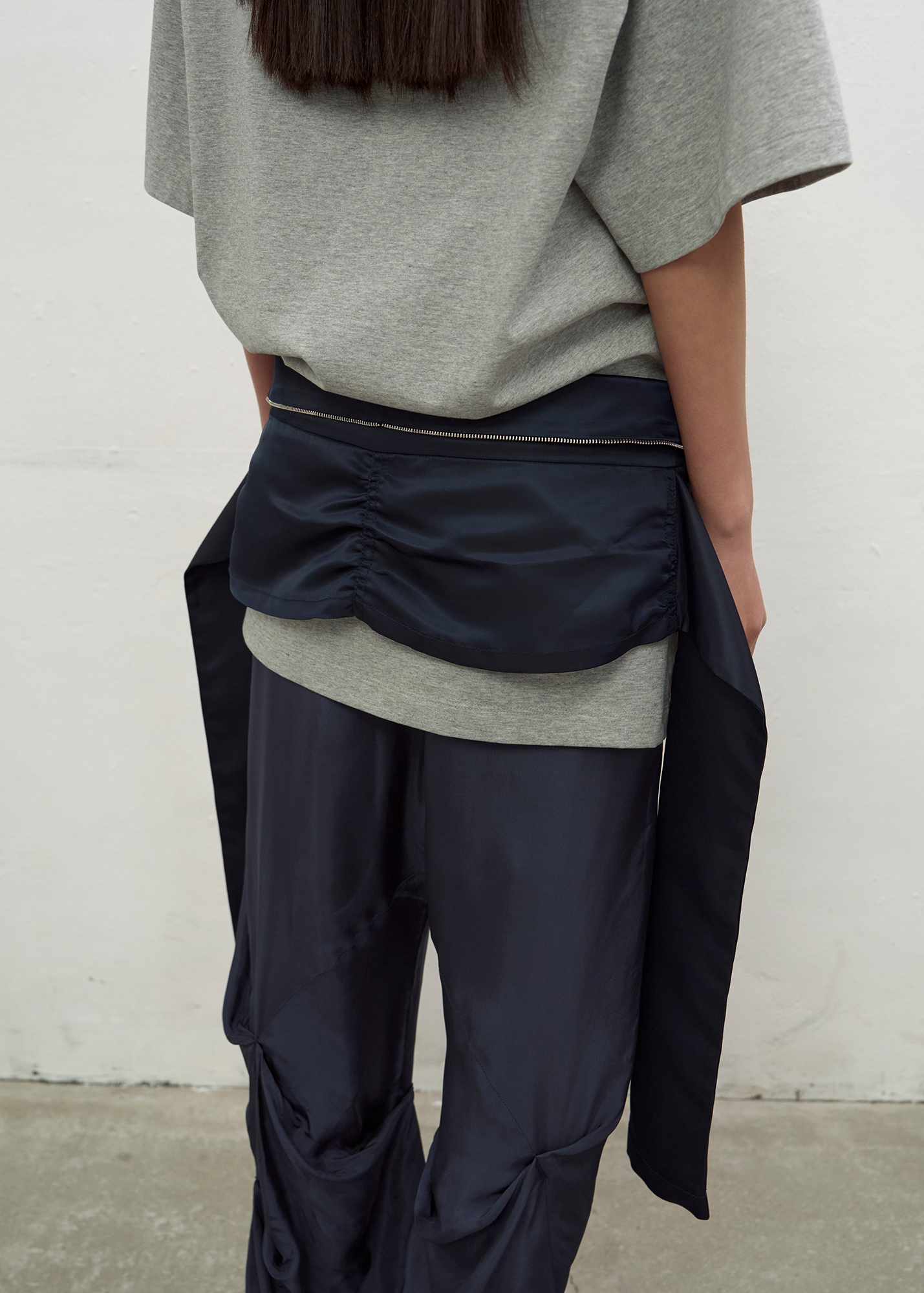 ベルト LCDC : 25SS / POCKET ZIPPER BELT SKIRT (NAVY) POCKET ZIPPER BELT SKIRT (NAVY)