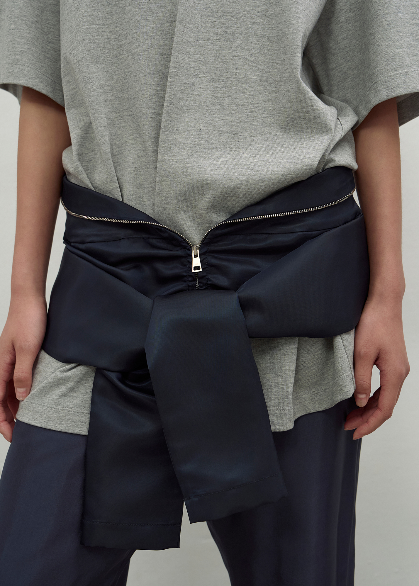 ベルト LCDC : 25SS / POCKET ZIPPER BELT SKIRT (NAVY) POCKET ZIPPER BELT SKIRT (NAVY)