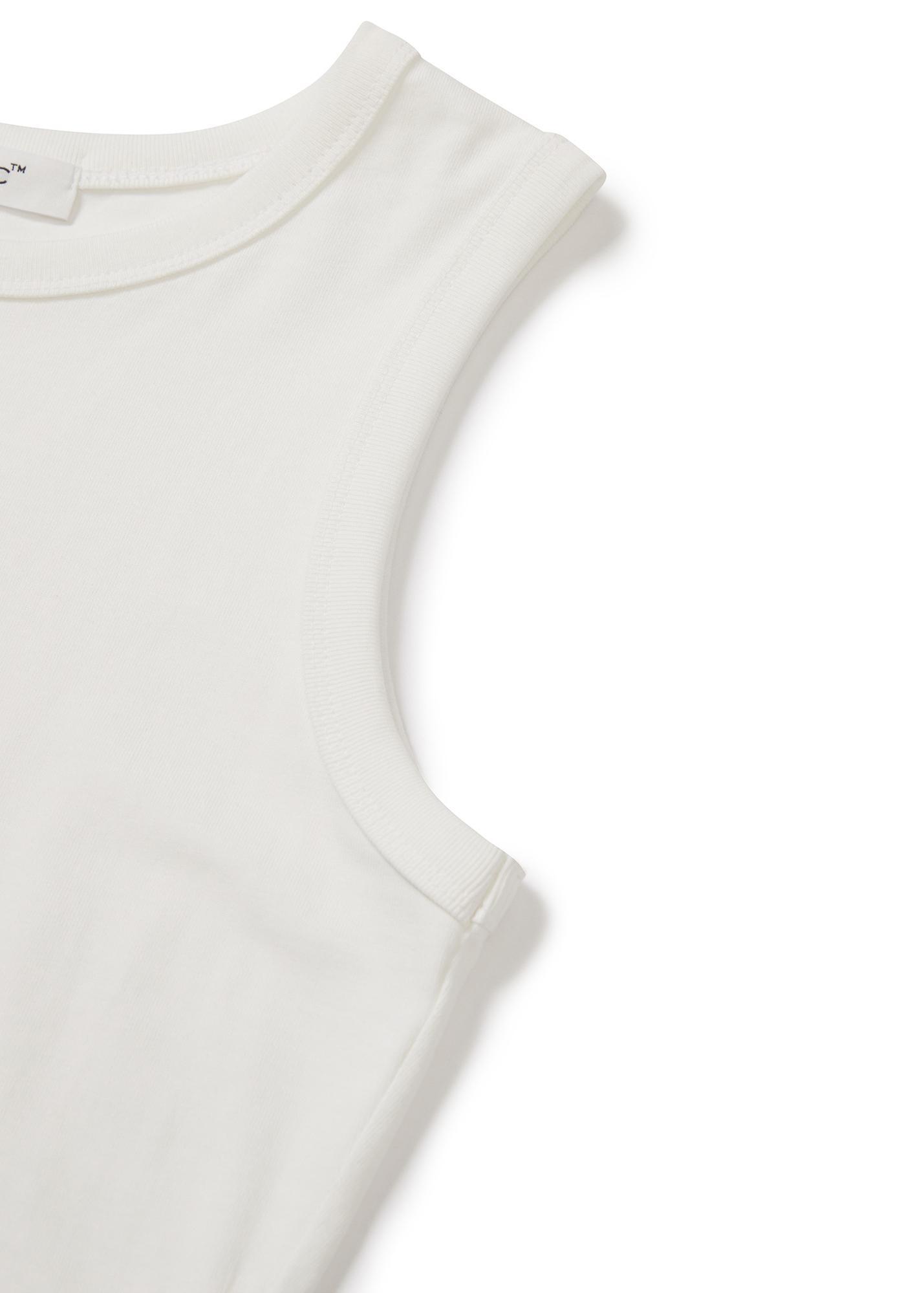 LCDC ♥ SHIRRING SLEEVELESS DRESS /追跡付 SHIRRING SLEEVELESS DRESS (WHITE)