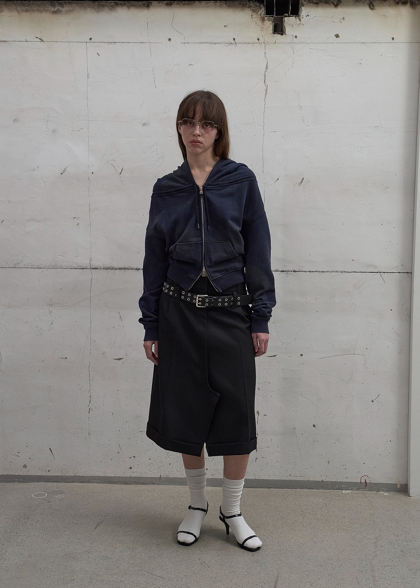 スカート LCDC : 25SS / FLARE LAYERED SKIRT (2COLORS) Drape Layered Maxi Skirt (FL-238_Black) - FLAREUP | 60