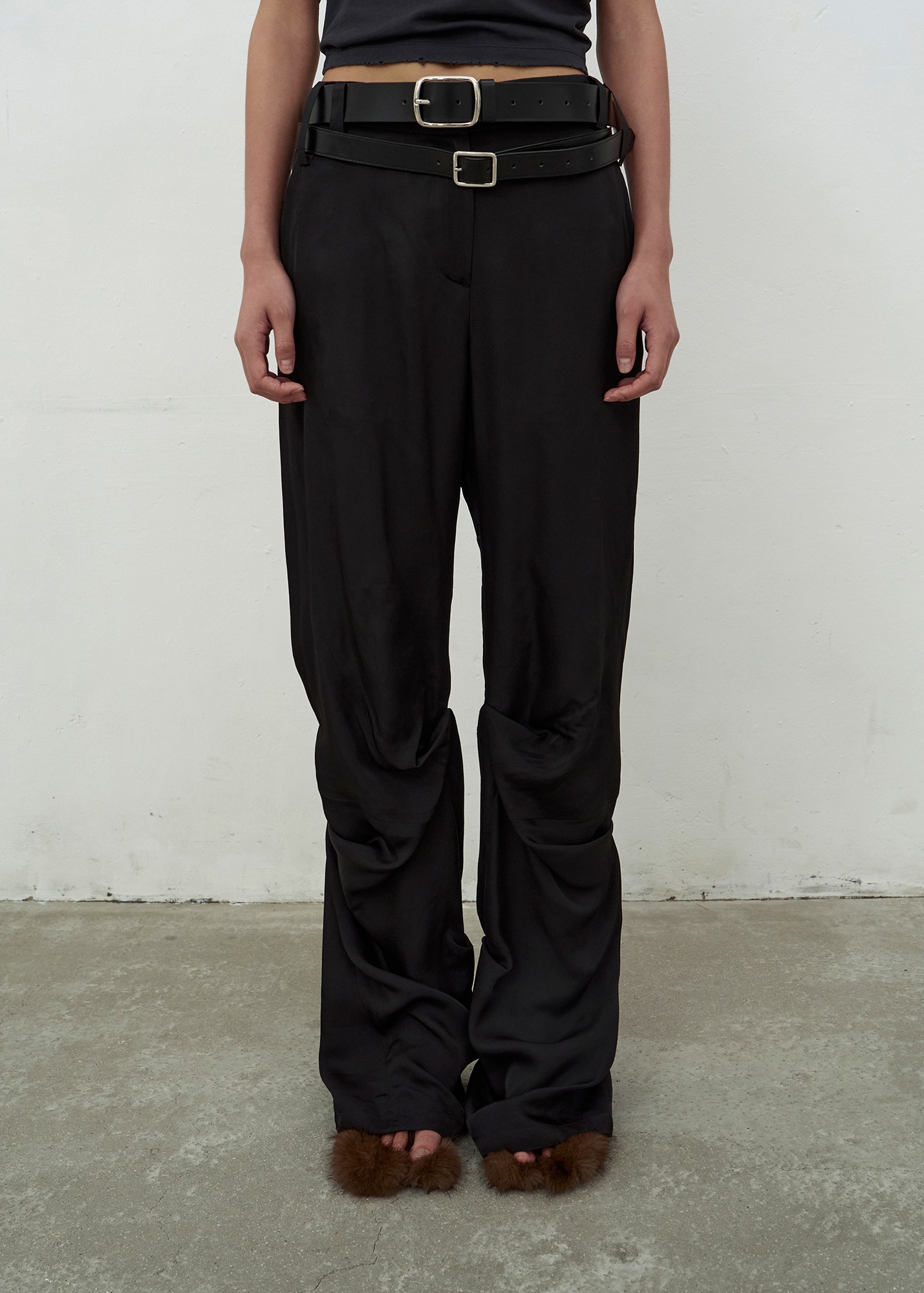 パンツ LCDC : 25SS / SIDE SNAP WIDE TROUSERS (2COLORS) LCDC SIDE SNAP WIDE TROUSERS ( S )（WOMEN│PANTS - SHOP LCDC）