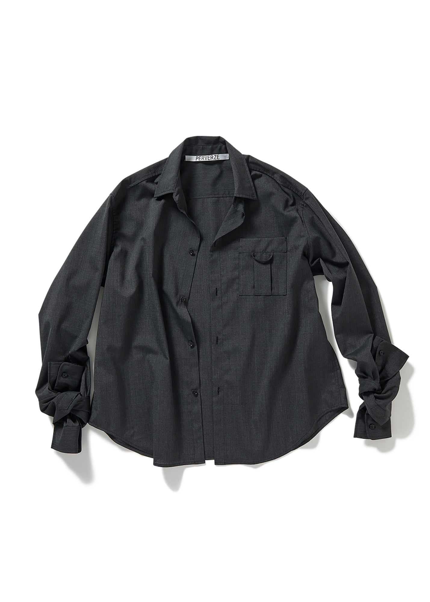 퍼버즈 DIP-DYE RIB KNIT CARDIGAN (BLACK) - SHOP LCDC