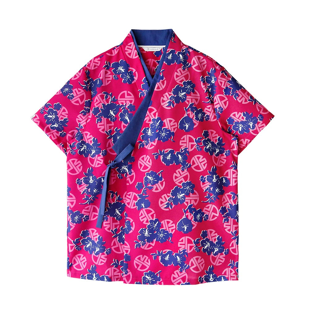Rose of Sharon pop Short-sleeve Jeogori [pink]