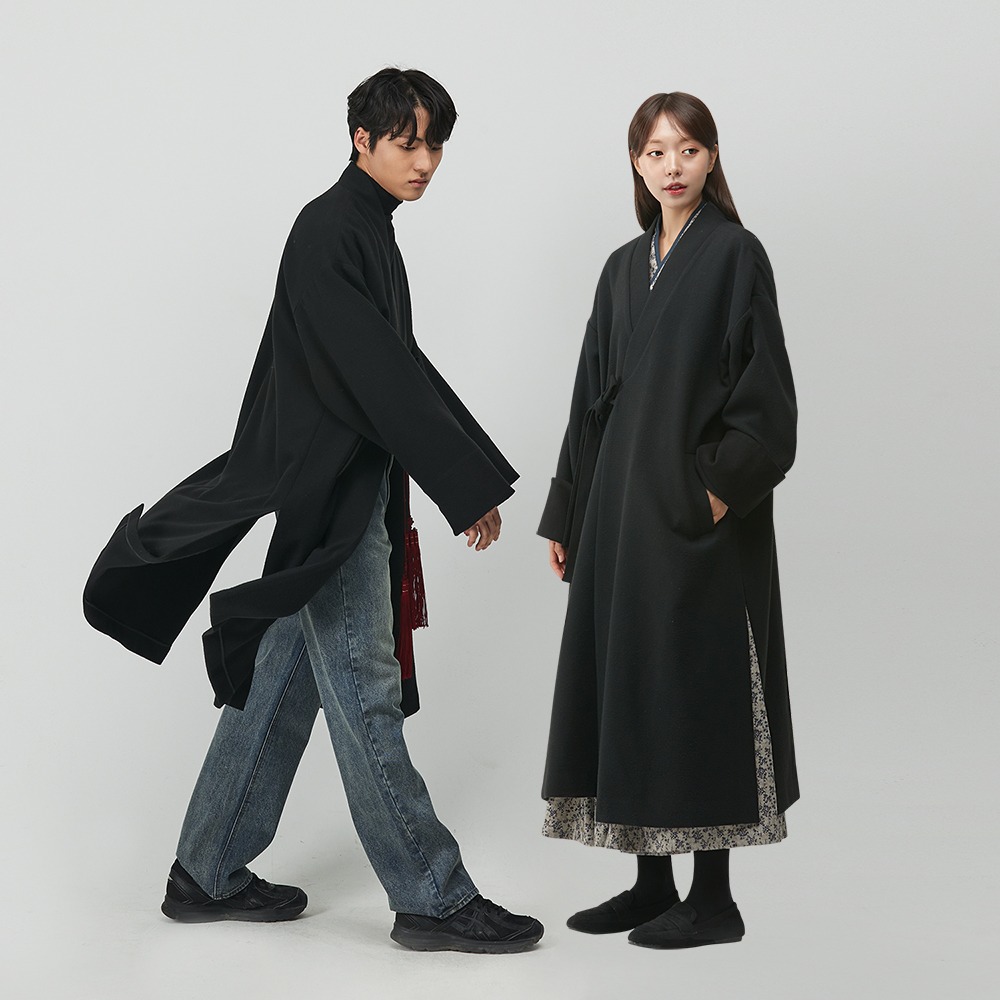 Fleece-lined Jungchimak [black]