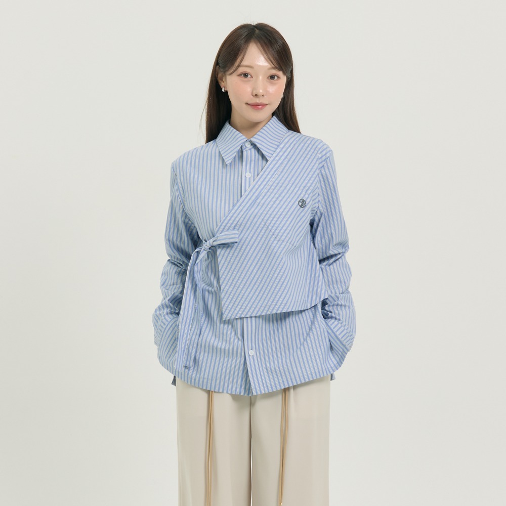 LEESLE X HANNA Mix Multi Top Jeogori [Stripe]