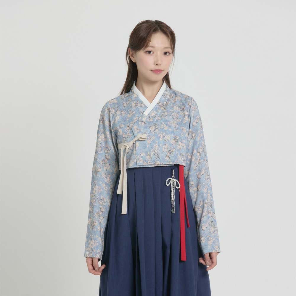 Hyacinth Top Jeogori [Blue]