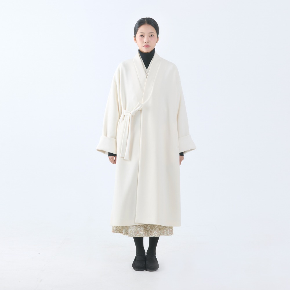 Fleece-lined Jungchimak [ivory]