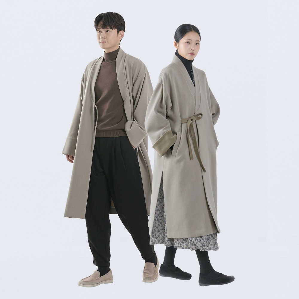 Fleece-lined Jungchimak [beige]