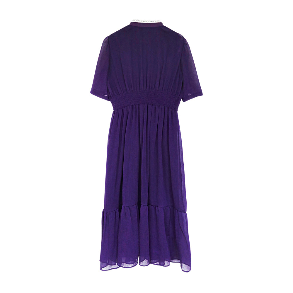long dress violet color image-S99L9
