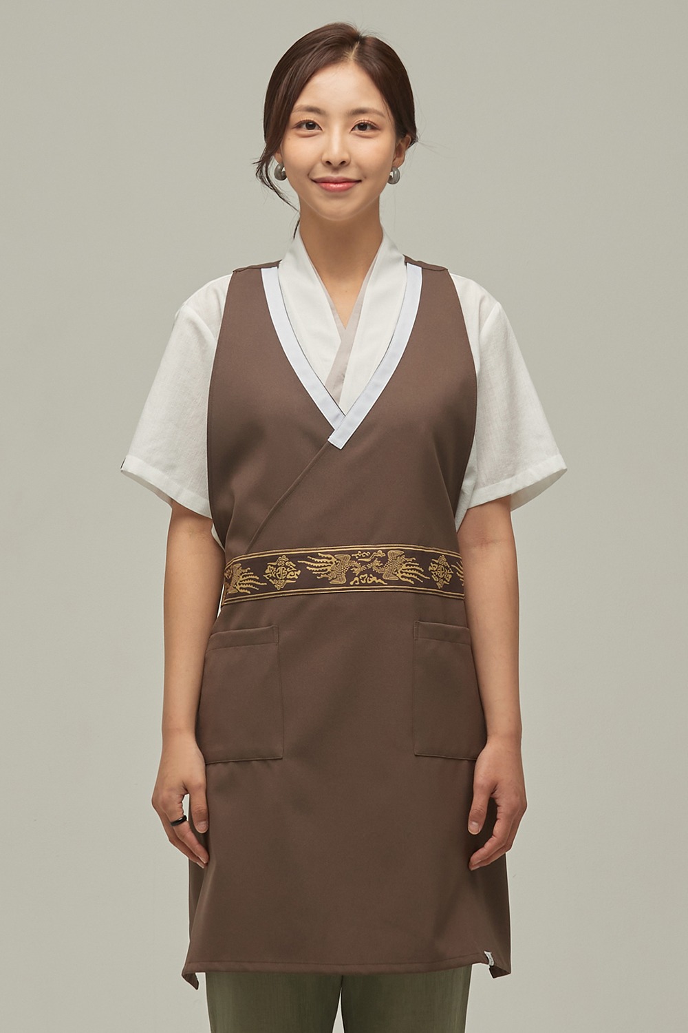 Royal GoldFoil Hanbok Apron