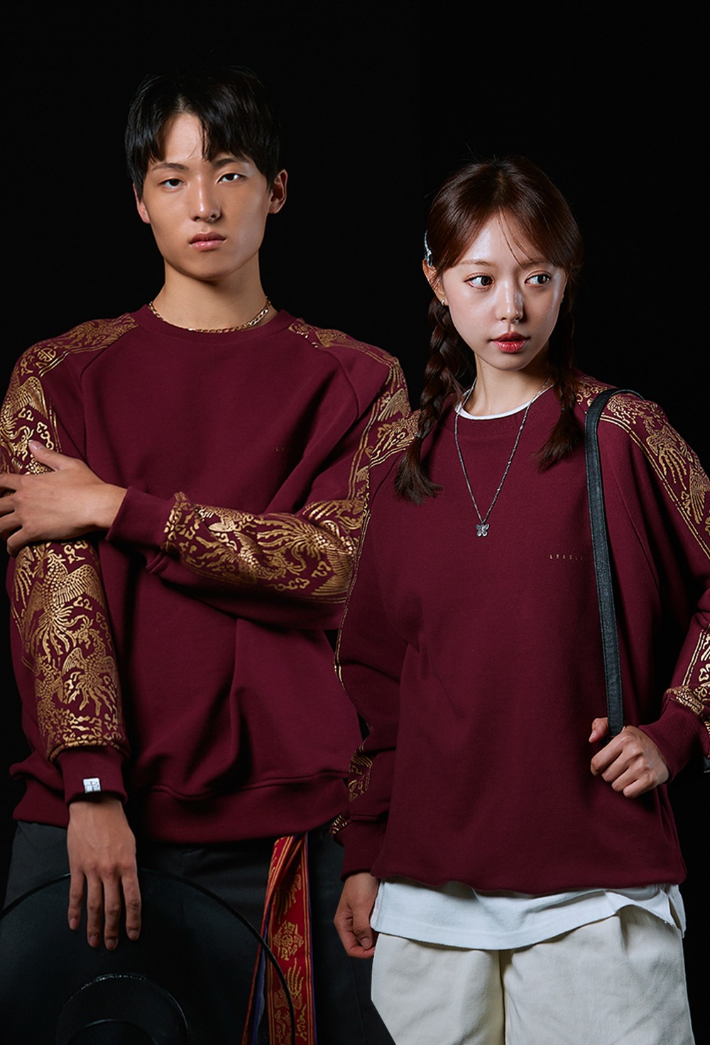 Royal Gilt Sweat Shirt [Wine]