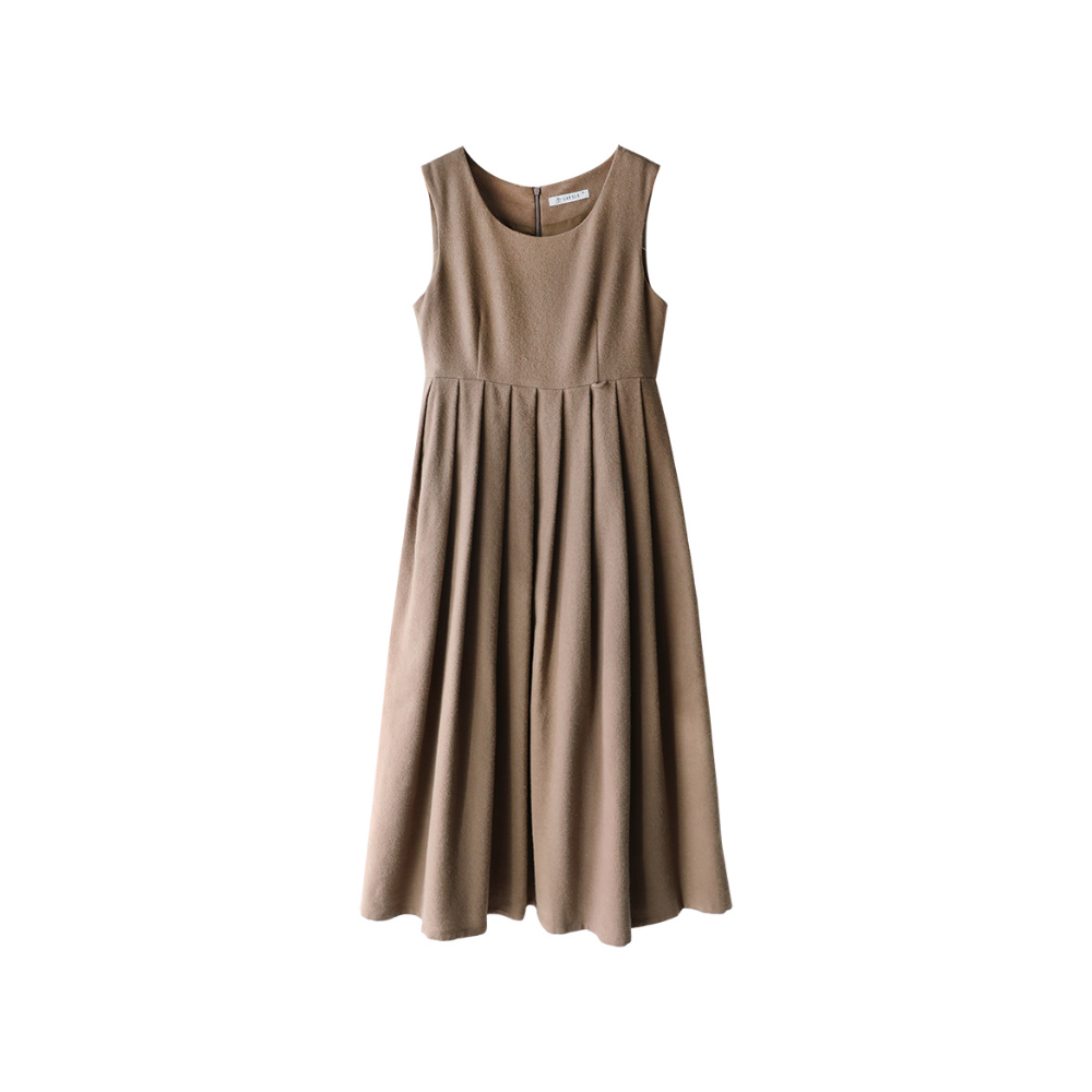 dress cream color image-S1L25