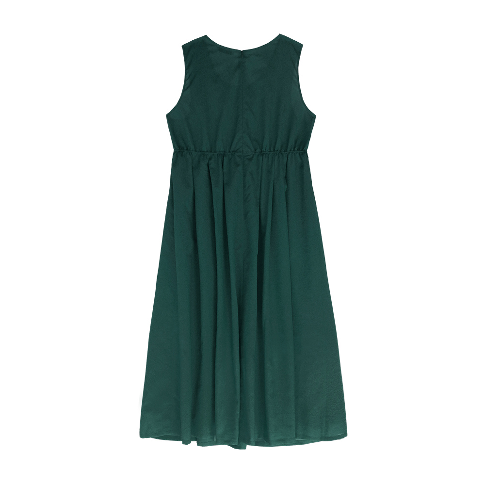 dress blue green color image-S58L6