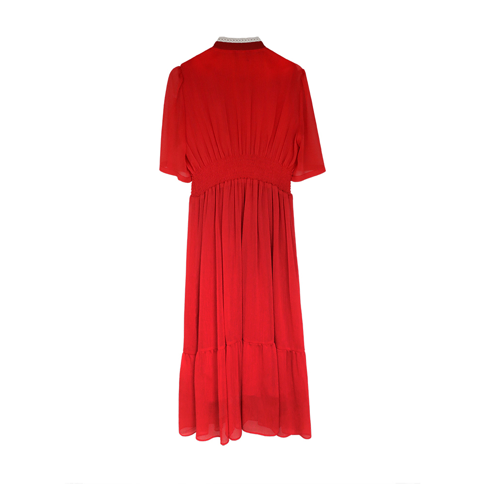 long dress red color image-S99L2