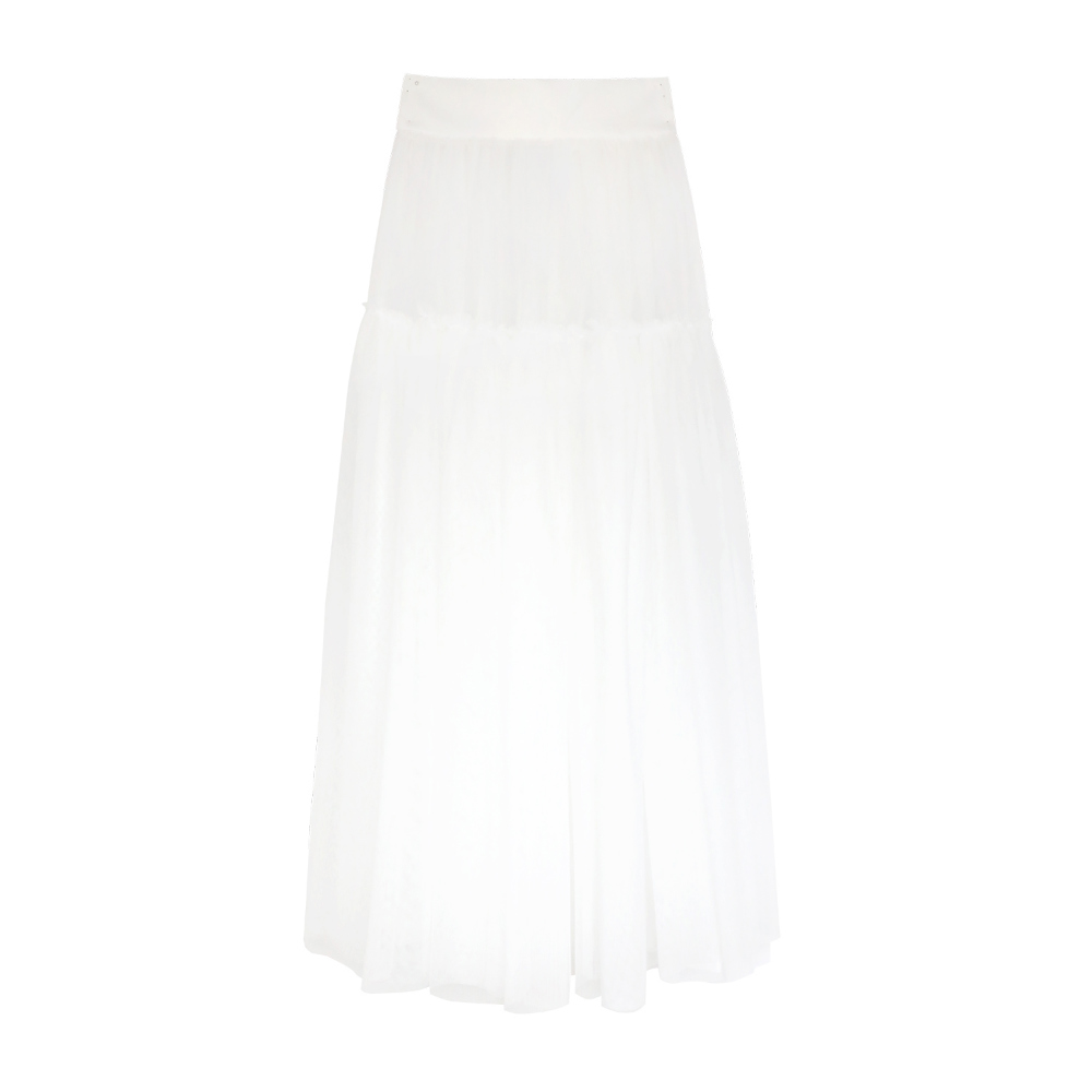 long skirt white color image-S54L4