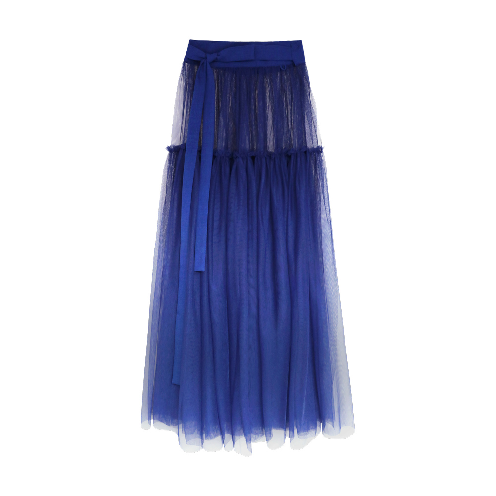 long skirt violet color image-S59L21