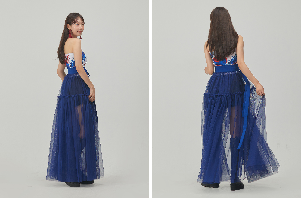 long skirt model image-S62L7