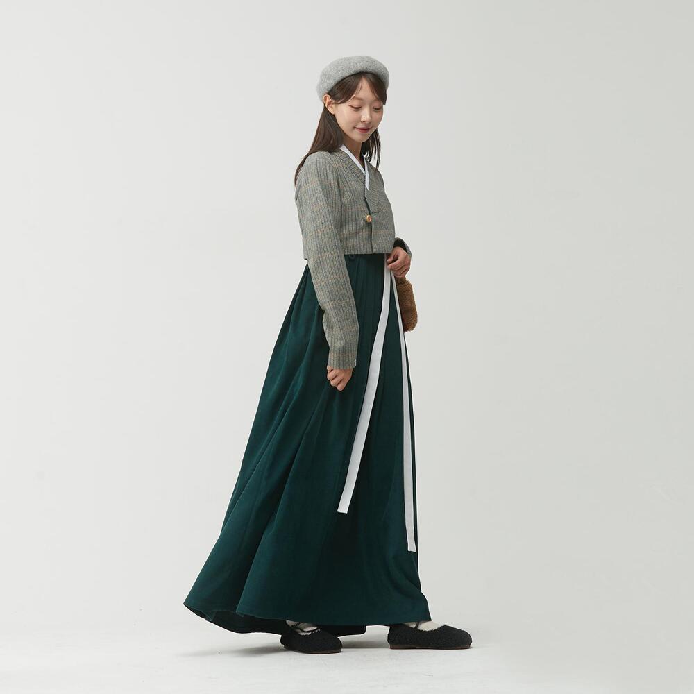 리슬 | 3WAY 소프트 자락치마 [그린], image size:1000x1000