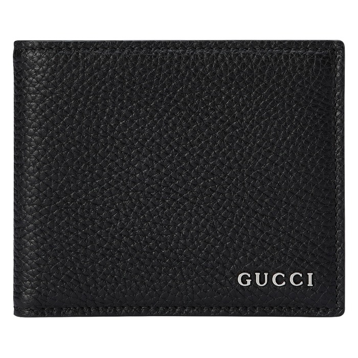 24SS 구찌 블랙 메탈 로고 반지갑 771148 AABXM 1000GUCCI