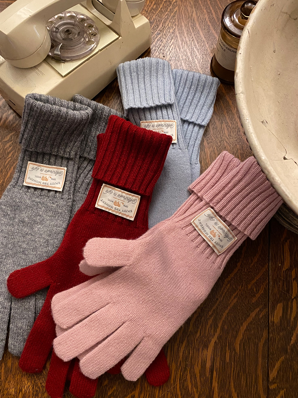 VILMA wool gloves_4colors