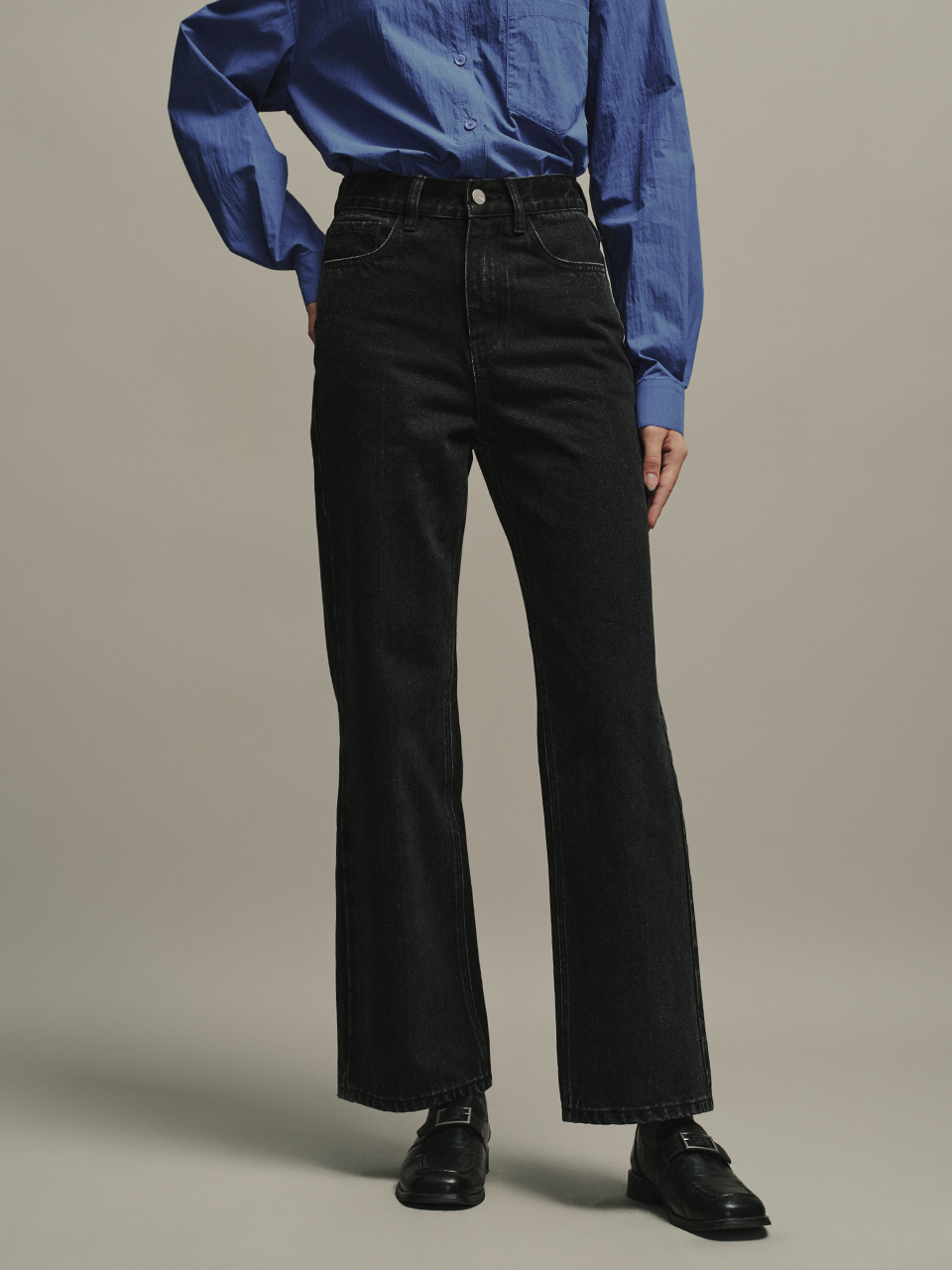 【LENINA】KINSLEY ワイド ウォッシュデニムパンツ ブラック 1700377_22942745_k3.jpg