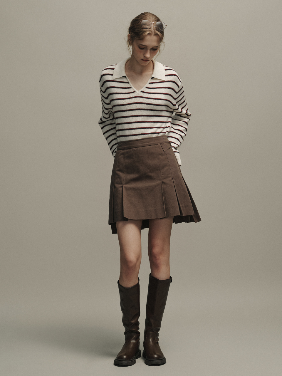 ミニスカート LENINA VELO pleats mini skirt_3colors SKIRT – Lenina