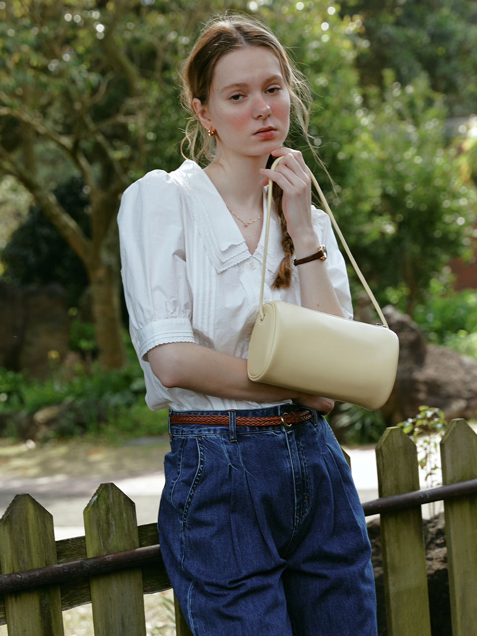 Lenina ♥ MASHMELLOW long shoulder bag /追跡付 MUSINSA公式 | LENINA MASHMELLOW long shoulder bag_PINK