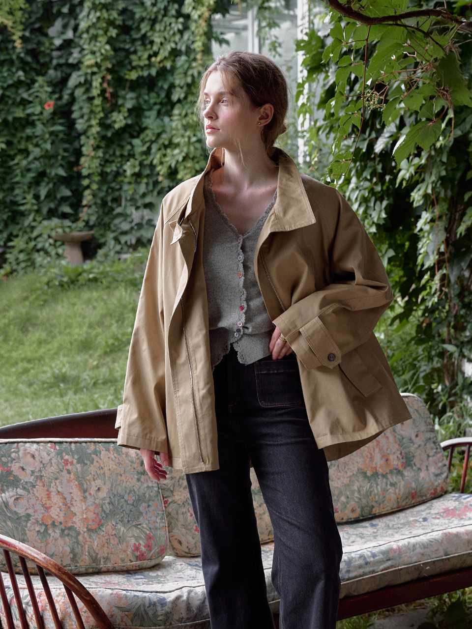 コート LENINA CAEL handmade wool buckle long coat_oatmeal MUSINSA | LENINA CAEL handmade wool buckle long coat_BLACK