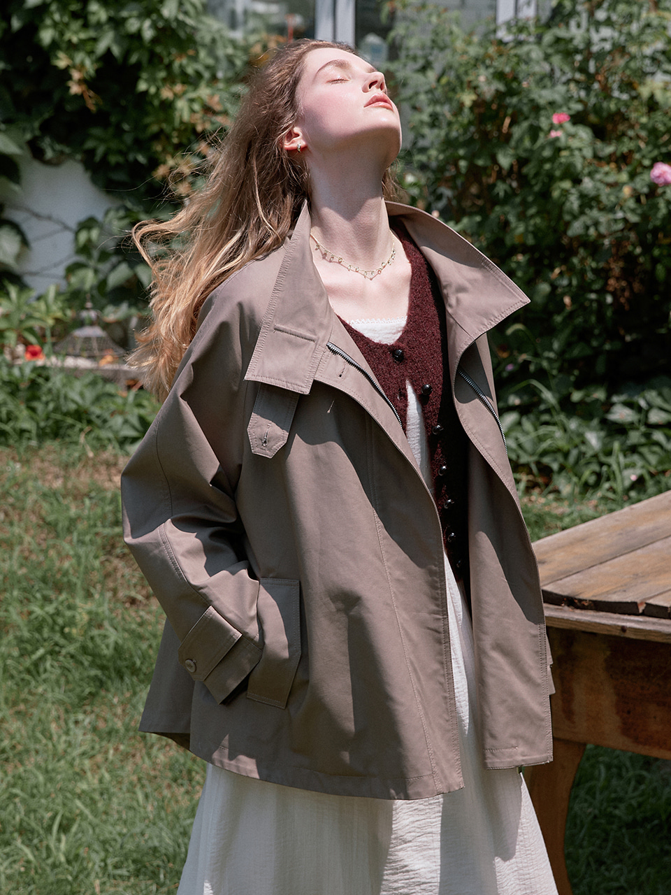 コート LENINA CAEL handmade wool buckle long coat_black CAEL handmade wool buckle long coat_black – Lenina