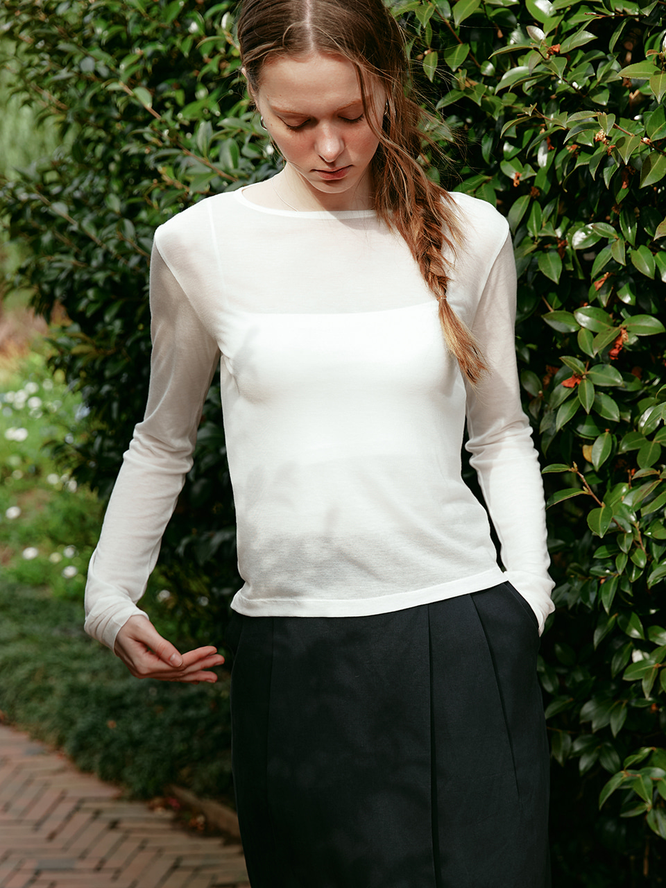 Lenina ♥ SIENNA see-through T-shirt /追跡付 SIENNA see-through T-shirt_MINT | ファッション通販サイト NUGU