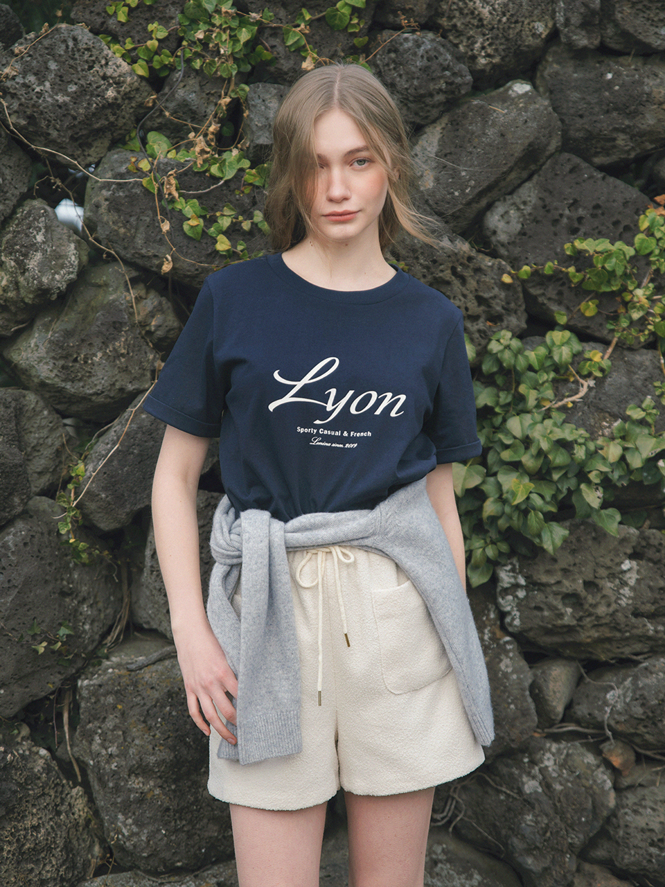 ◇LENINA◇ CALLA city print Tshirt_ORANGE CALLA city print T-shirt_orange - 르니나