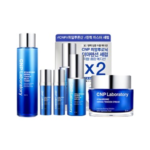 CNP 히알루로닉 더마텐션 3종 세트 (토너150ml + 크림50ml + 세럼더블기획30ml+15ml+15ml)