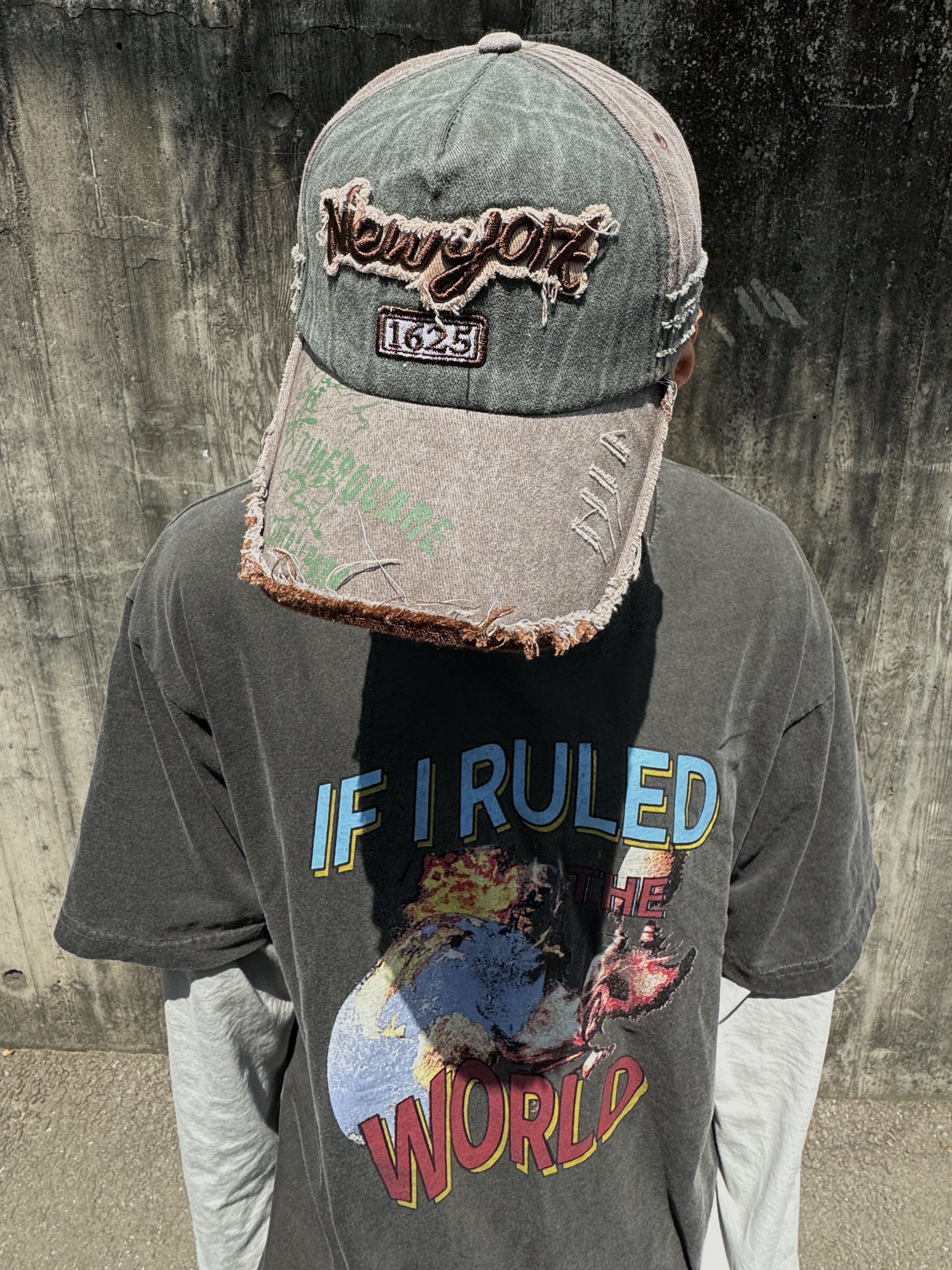 destroyed newyork cap(4Color)