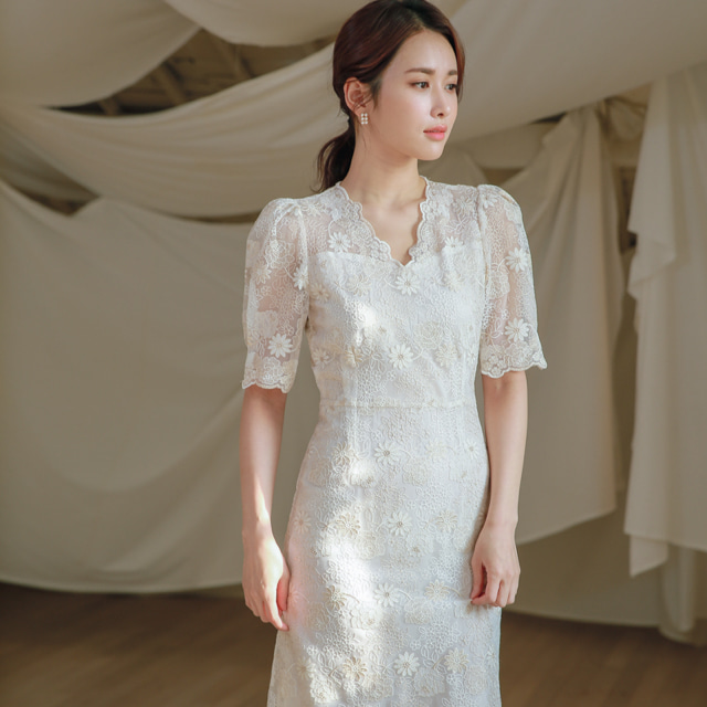 [대여] 모니카 드레스 반팔 LDS09