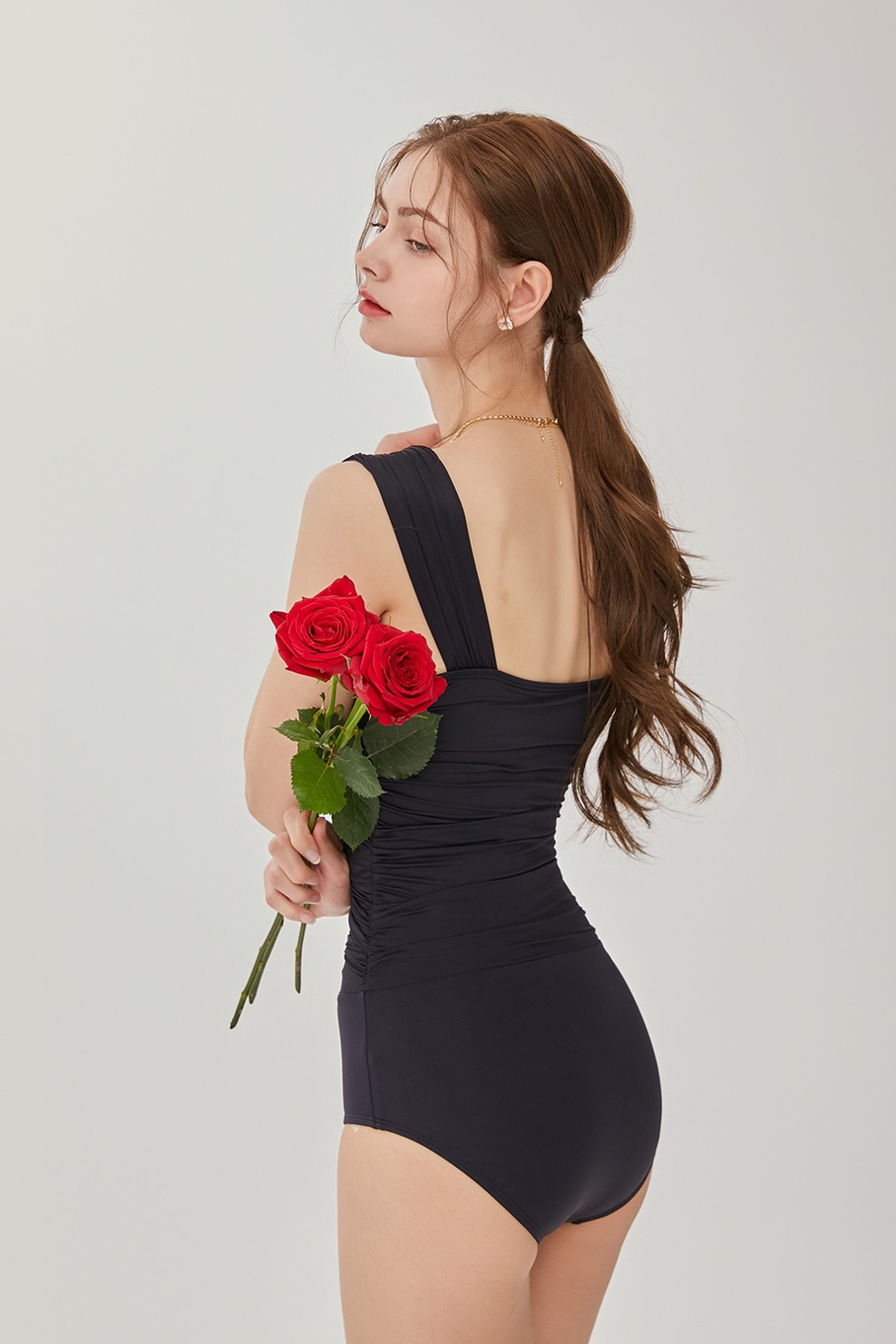 Modern Rose Swimsuit (BK)리모아르 공식 온라인 스토어 - LIMOARE 