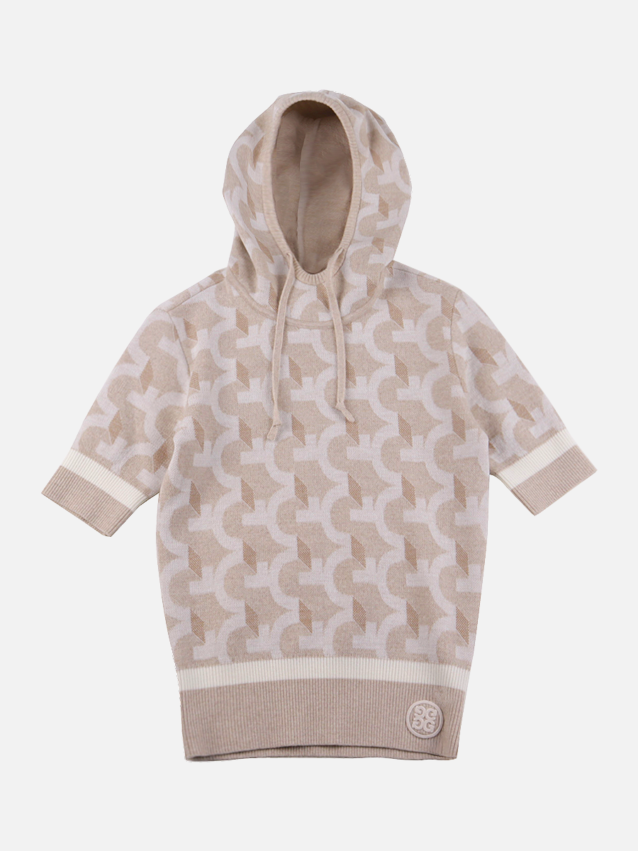 Knit Hoodie_beige