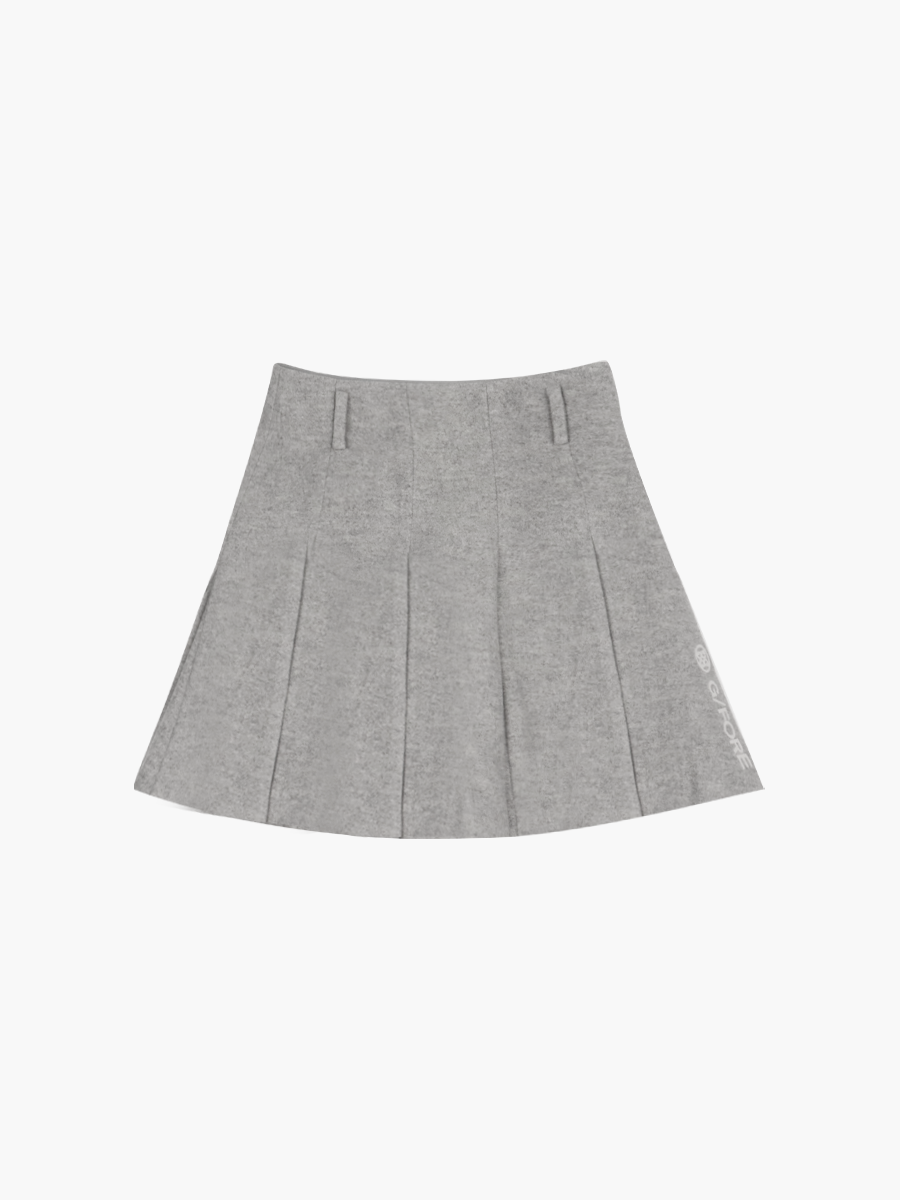 PADDED FLARE SKIRT_GYL