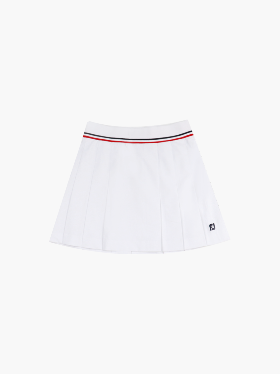 Color Stripe Skort_WHT