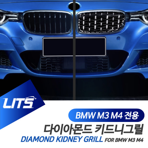 BMW 튜닝 부품 다이아몬드 키드니 그릴 M3 M4