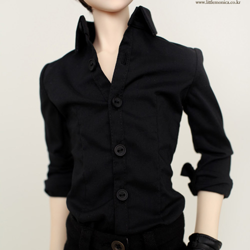 Basic Boy Shirt(L) &amp;#8211; Black