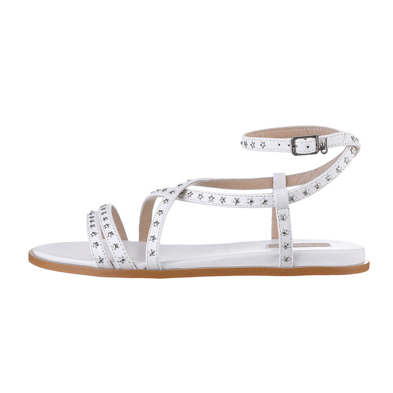 염소가죽 실버스타 샌들 THEA 02 Sandals L203SE08WH