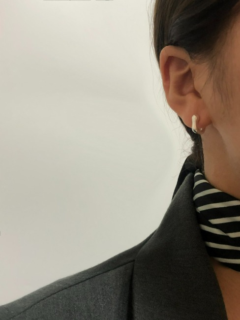 Plain bold earring