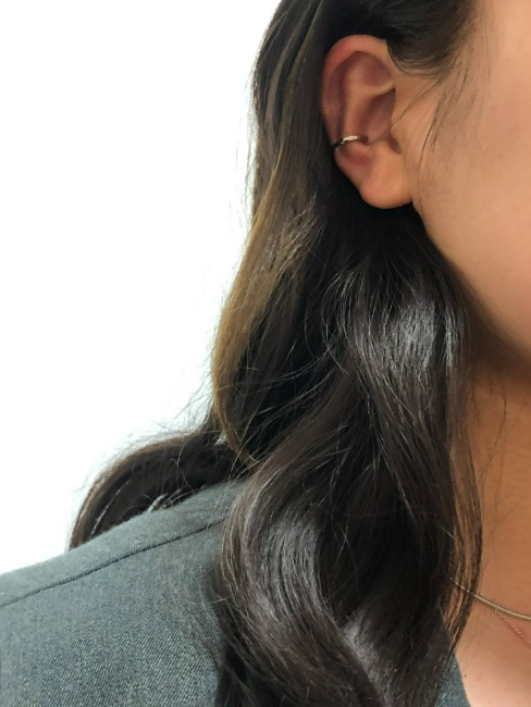 Texture ear cuff
