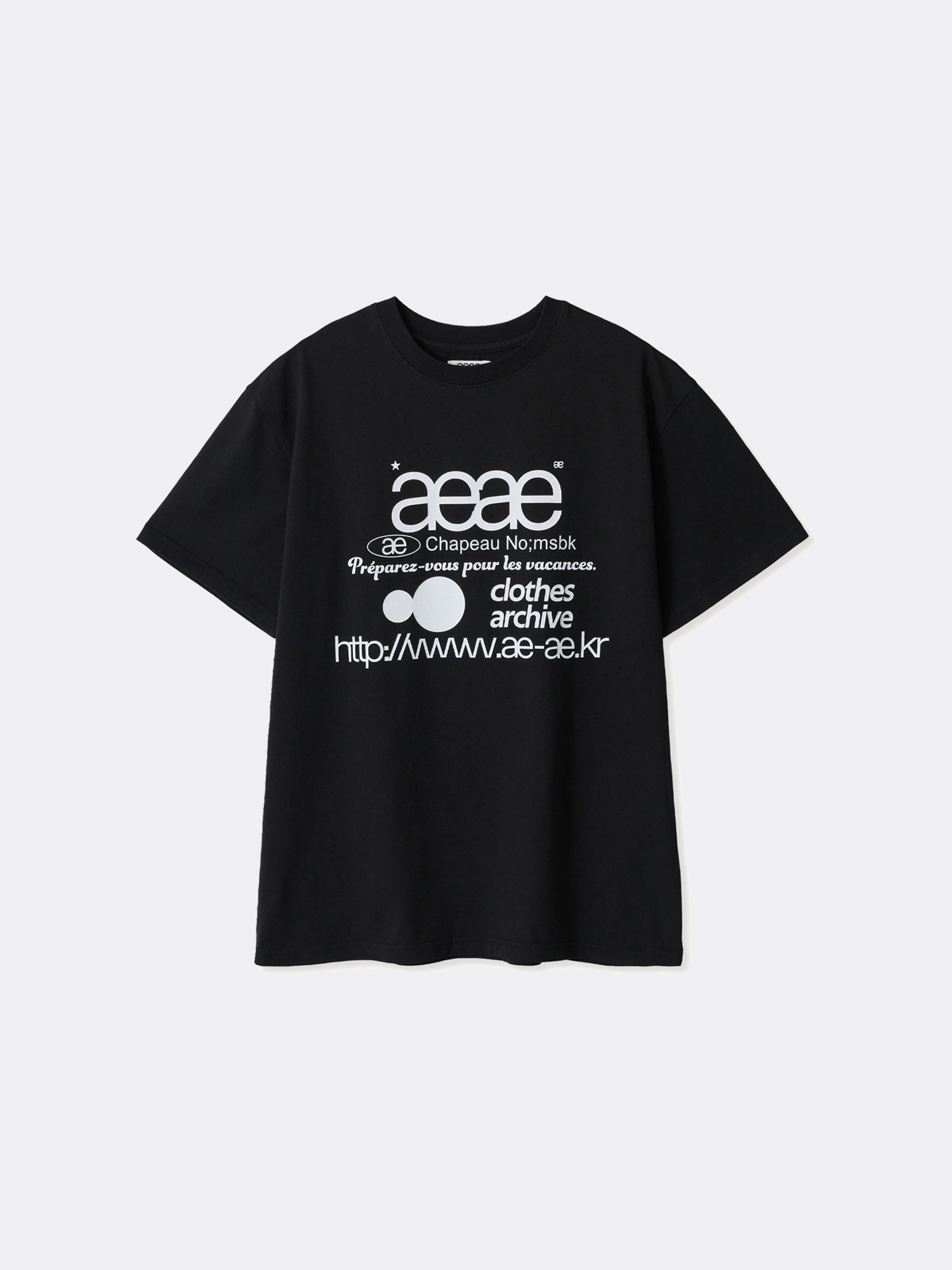 【AEAE】NEW LOGO T-SHIRTS [BLACK] WEB LOGO DOT T-SHIRTS [CHARCOAL] – aeae JAPAN