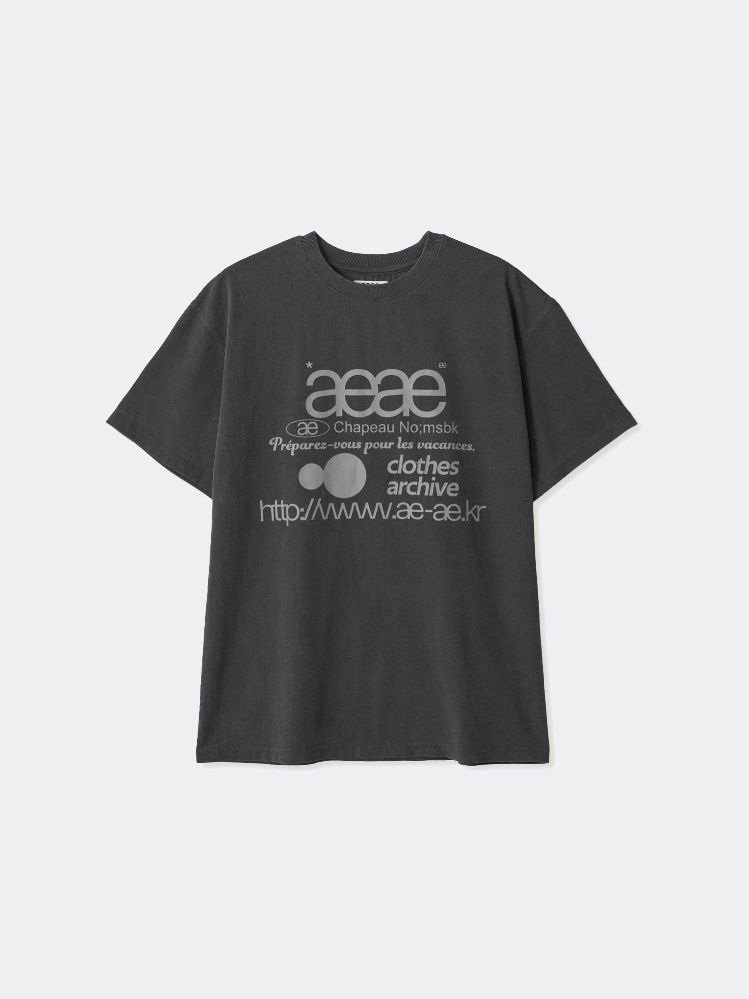 Aeae ドットWEB LOGO DOT CROP T-SHIRTS