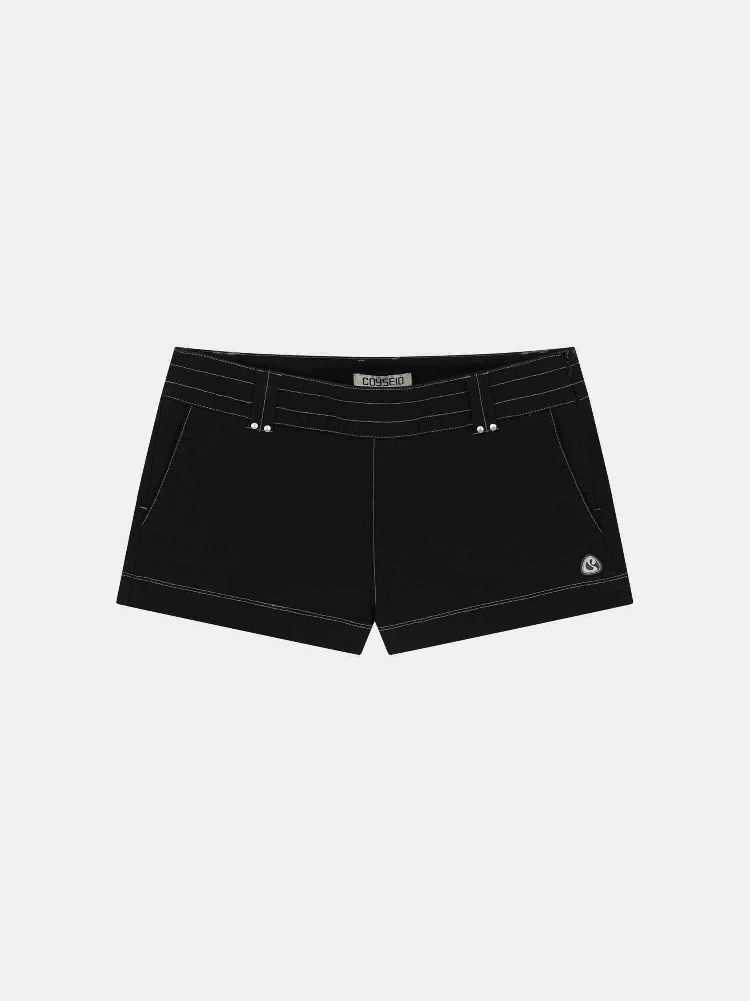 【COYSEIO】 STUD SHORTS ♥2COLORS Coyseio Stud Shorts - Cocoa | International Store