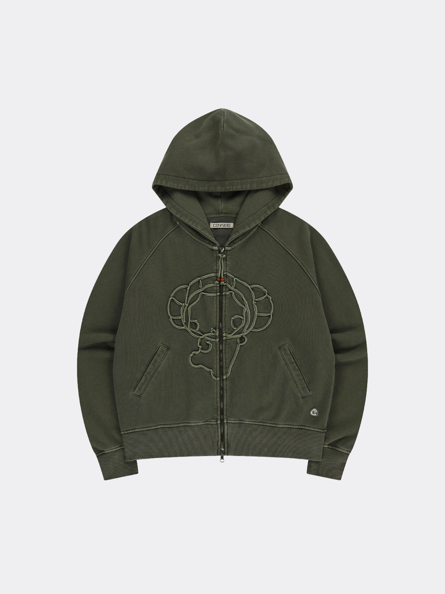 韓国 coyseio ROUND COLLAR FLEECE JACKET COYSEIO ,THEXSHOP,코이세