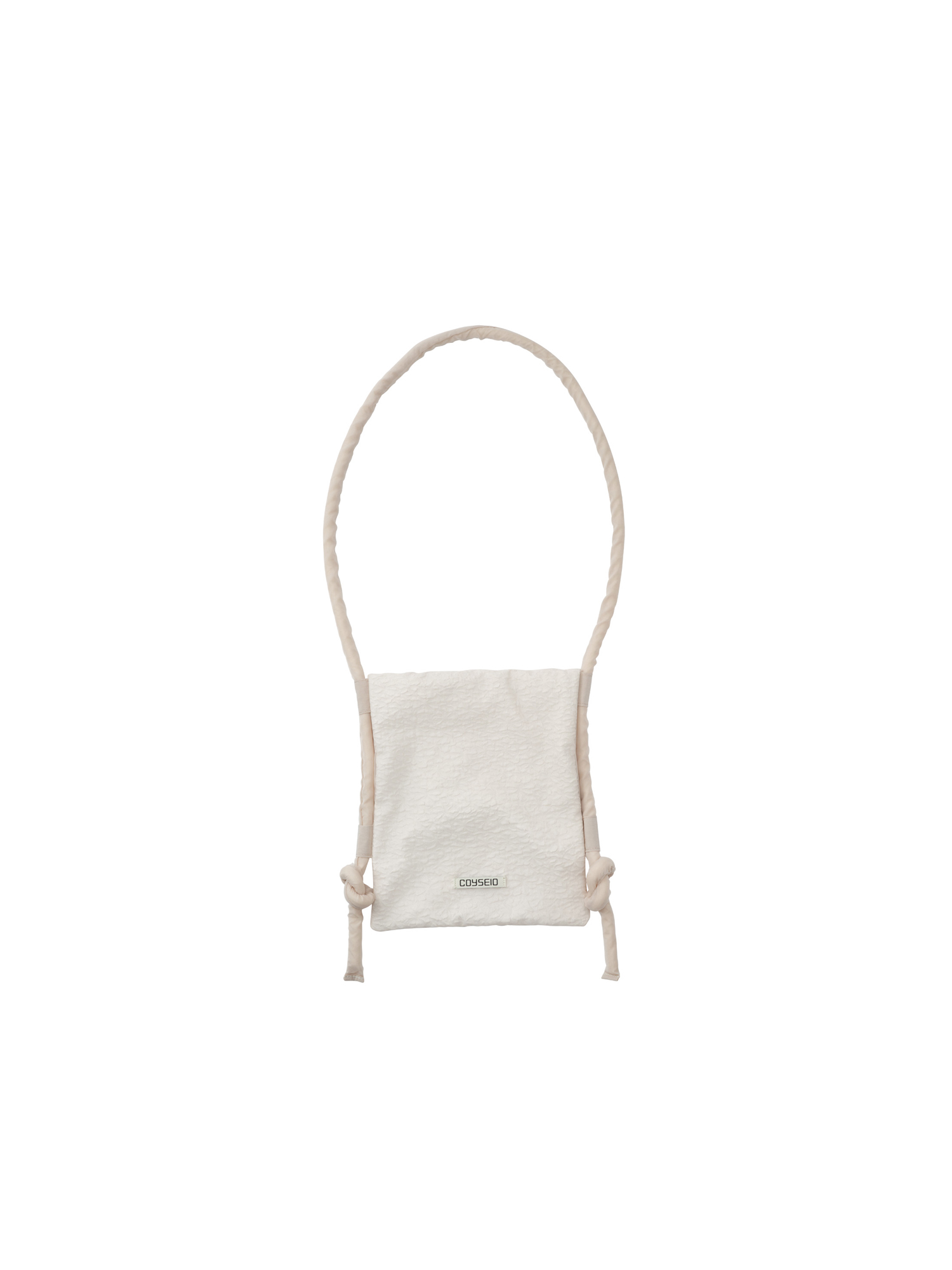 【COYSEIO】送料/関税込 SHIRRING ROPE CROSS BAG IVORY COYSEIO,THEXSHOP,코이세이오,더엑스샵