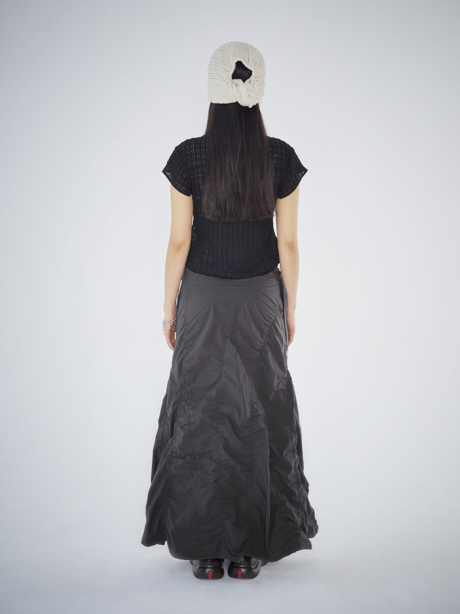 Coyseio WAVE MERMAID SKIRT GREY スカート　ヘリン f65eea4de4e37865c2105b2d0de85b